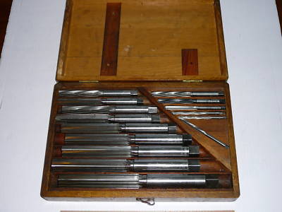 Cleveland twist drill co. reamers with case