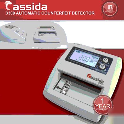 Counterfeit bill detector automatic professional C3300