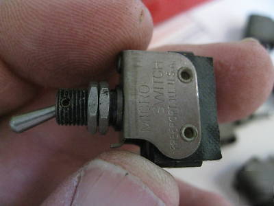 Micro toggle toggle switch vintage nos mini 50S tiny