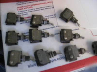 Micro toggle toggle switch vintage nos mini 50S tiny
