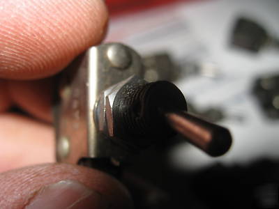 Micro toggle toggle switch vintage nos mini 50S tiny