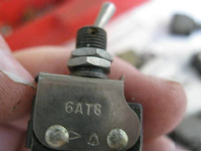 Micro toggle toggle switch vintage nos mini 50S tiny