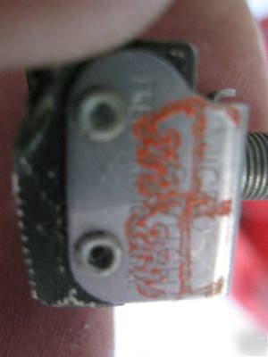 Micro toggle toggle switch vintage nos mini 50S tiny