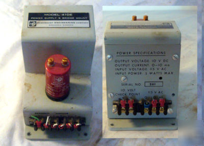 Rosemount power supply & bridge mount 410E - rare 