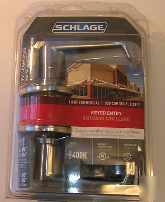Schlage light duty keyed entry leverset #CLS10002