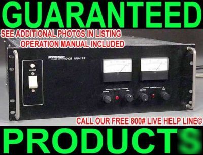 Sorensen 0-150V0-12A variable regulated dc power supply