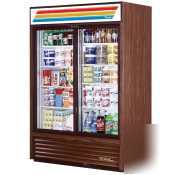 True gdm-47| glass sliding door refrigerator| 47CUFT