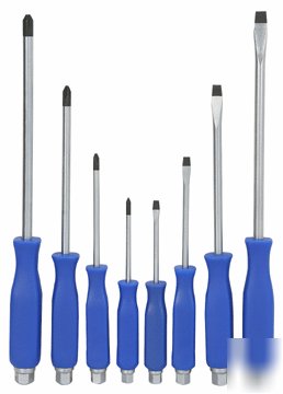  screwdriver bolstered heavy duty set 8 piece 