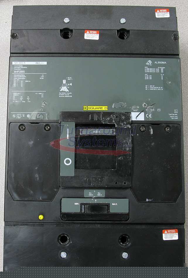 New square d MHL36800 circuit breaker, 800 amp, 