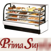 New true 77IN commercial bakery display case - tcgr-77