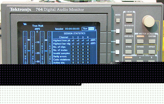 Tektronix 764 digital audio monitor never used open box