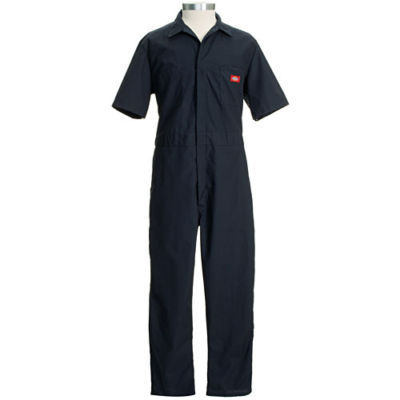 Bnwt mens short sleve dickies coveralls 2XL tall navy