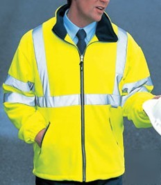 Dickies high visibility fleece jacket large rrp Â£30 *