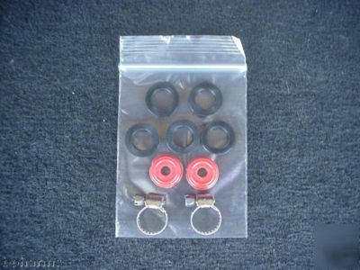 Draft beer kegerator jockey box washer and clamp kit