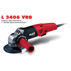 Flex L3406VRG variable speed grinder polisher -- 5