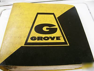 Grove TMS250LP service maintenance manual 