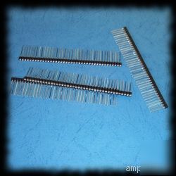 Single row wire wrapping pin header, 1 x 40 pins, fs