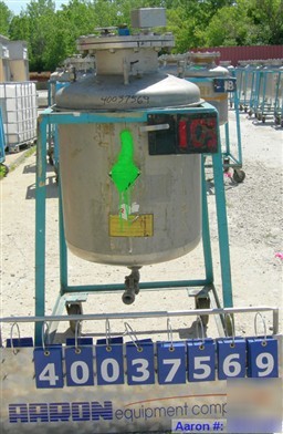 Used- o.g. kelley co. pressure tank, 55 gallon, 304 sta