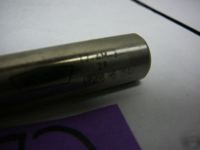 Weldon tapered end mill 1/8 x 1/2 x 1-1/2 7 deg u.s.a. 