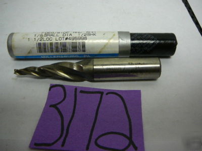 Weldon tapered end mill 1/8 x 1/2 x 1-1/2 7 deg u.s.a. 