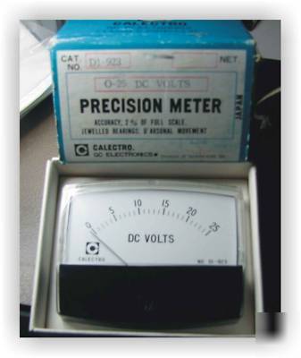 0-25 vdc precision jewelled panel meter - 2.75