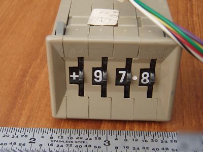 3 digit decimal thumbwheel switch assembly
