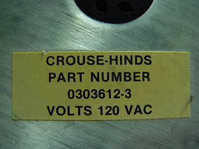 Crouse hinds hazardous area explosion proof strobe