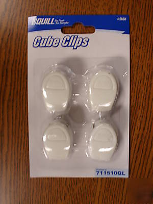 Fabric panel cork board cube clips pack /4 lot of 48 pk