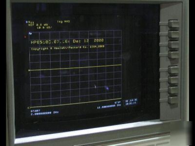 Hp 8510C network analyzer opt 1BP + 8514B s-parameter