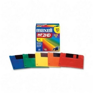 Maxell 556437 -10PK 1.44MB MF2HD floppy 