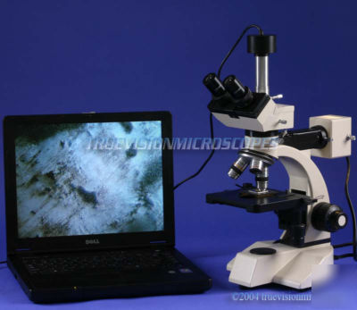Clearance 32X-400X metallurgical trinoc microscope