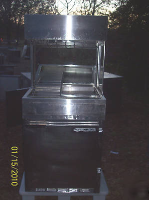 French fry fryer warmer station & beverage air cooler 