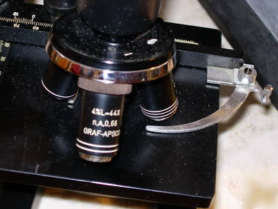 Graf apsco microscope made in west germany