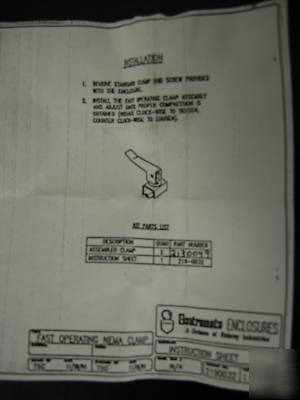 Hoffman toggle AFT44XSS AFC412SS latch stainless steel