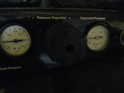 Industrial air machine 80 gallon 175 psi compressor