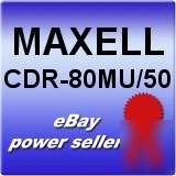 Maxell cdr-80MU/50 cd r 80 music pack 32X spindle 700MB