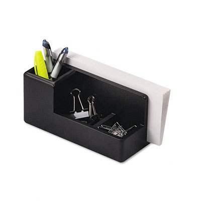 Rolodex wood tones desk organizer, wood black