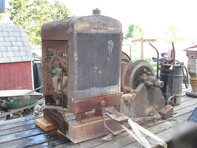 Vintage le roi gasolined power winch, orr&sembowe, inc