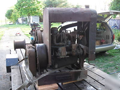 Vintage le roi gasolined power winch, orr&sembowe, inc