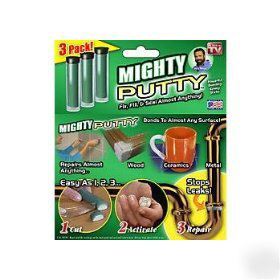 New mighty putty 3 pack as seen on tv bonding epoxy 