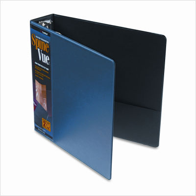 Spinevue round ring view binder, 2IN capacity, navy