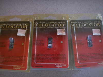 3 emergency flashing 911 locator single pole switches 