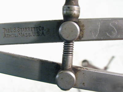 3 starrett calipers, 2 fay