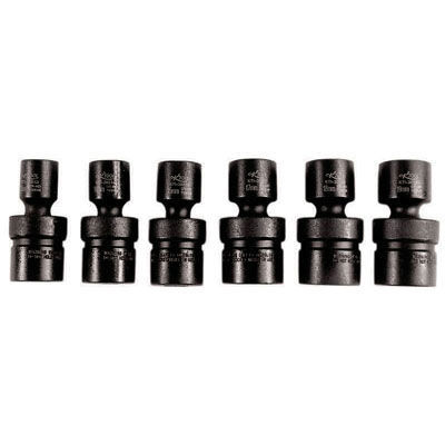 Ktool 6-piece wobble, impact flex socket set 1/2