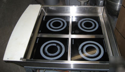 Mr. induction 4 burner warmer, quiznos,cook top 9392