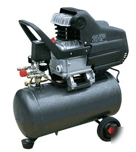 New 2HP horizontal air compressor 6 gallon 2 hp