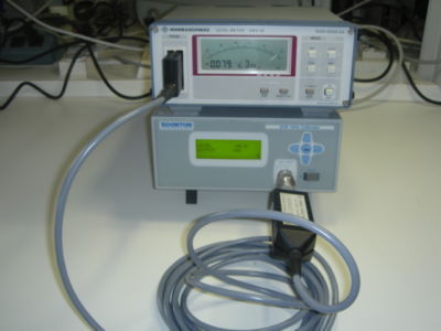 Rohde & schwarz URV35 + nrv-Z55 dc-40 ghz power sensor