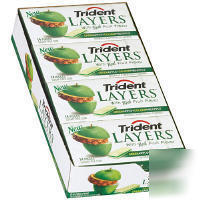 Trident layers gum GREENAPPLEGOLDENPINEAPPLE12PKS168PCS