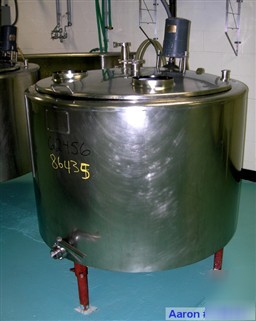 Used: mueller kettle, 150 gallon, model rh, 304 stainle