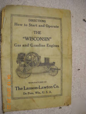 Wisconsin>operators manuals>agriculture & forrestry